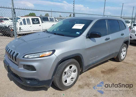 2016 Jeep Cherokee Sport from USA, damaged, VIN 1C4PJLAB2GW189626